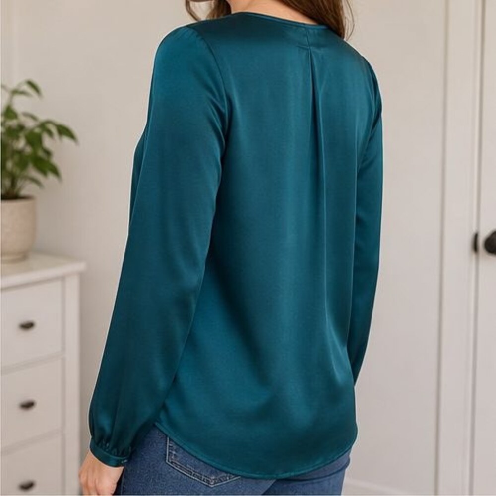 Teal Cami Blouse - Picture 3 of 6